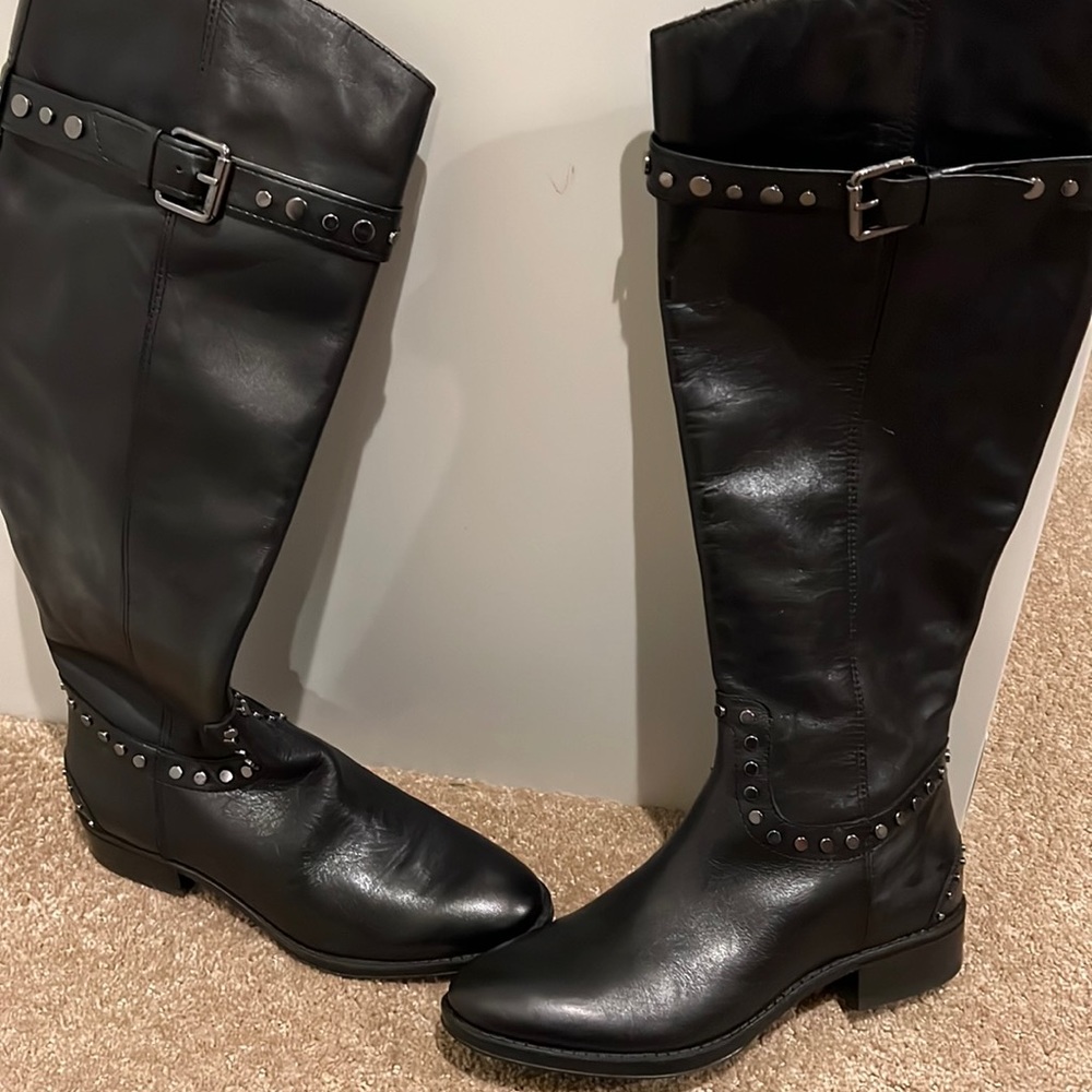 Black leather boots.  These are beautiful and never worn